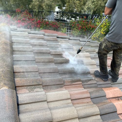 How to pressure wash a house